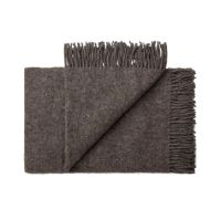 Billede af Silkeborg Uldspinderi Oxford Plaid 140x240 cm - Dark Grey