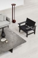 Billede af Fredericia Furniture 2031 The Canvas Chair af Børge Mogensen SH: 41,5 cm - Sort Canvas/Sortlakeret Eg