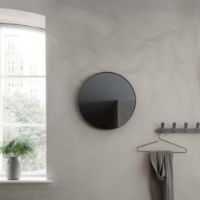 Billede af Blomus Rim Wall Mirror Ø: 50 cm - Steel Gray OUTLET