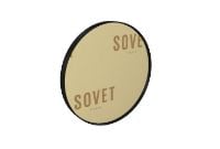Billede af SOVET Visual Round Spejl  Ø: 68 cm - Black/Gold Mirror