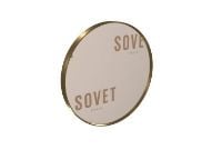 Billede af SOVET Visual Round Spejl  Ø: 68 cm - Burnished Brass/Bronzed Mirror