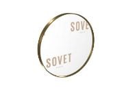Billede af SOVET Visual Round Spejl  Ø: 68 cm - Burnished Brass/Extralight Mirror