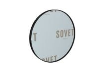 Billede af SOVET Visual Round Spejl  Ø: 80 cm - Black/Smoked Mirror