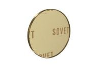 Billede af SOVET Visual Round Spejl  Ø: 80 cm - Burnished Brass/Gold Mirror