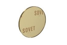 Billede af SOVET Visual Round Spejl  Ø: 110 cm - Burnished Brass/Gold Mirror
