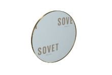 Billede af SOVET Visual Round Spejl  Ø: 150 cm - Burnished Brass/Smoked Mirror