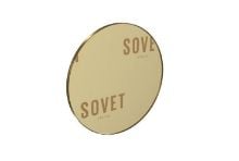 Billede af SOVET Visual Round Spejl  Ø: 150 cm - Burnished Brass/Gold Mirror