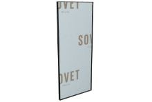 Billede af SOVET Visual Rectangular Spejl 190x80 cm - Black/Smoked Mirror