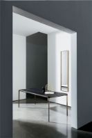 Billede af SOVET Visual Rectangular Spejl 180x40 cm - Mocha/Gold Mirror