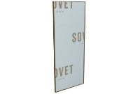 Billede af SOVET Visual Rectangular Spejl 220x90 cm - Burnished Brass/Smoked Mirror