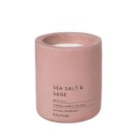 Billede af Blomus Fraga Scented Candle L Ø: 9 cm - Sea Salt & Sage/Whitered Rose