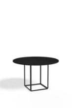 Billede af New Works Florence Dining Table Ø: 120 cm - Black Stained Ash / Black