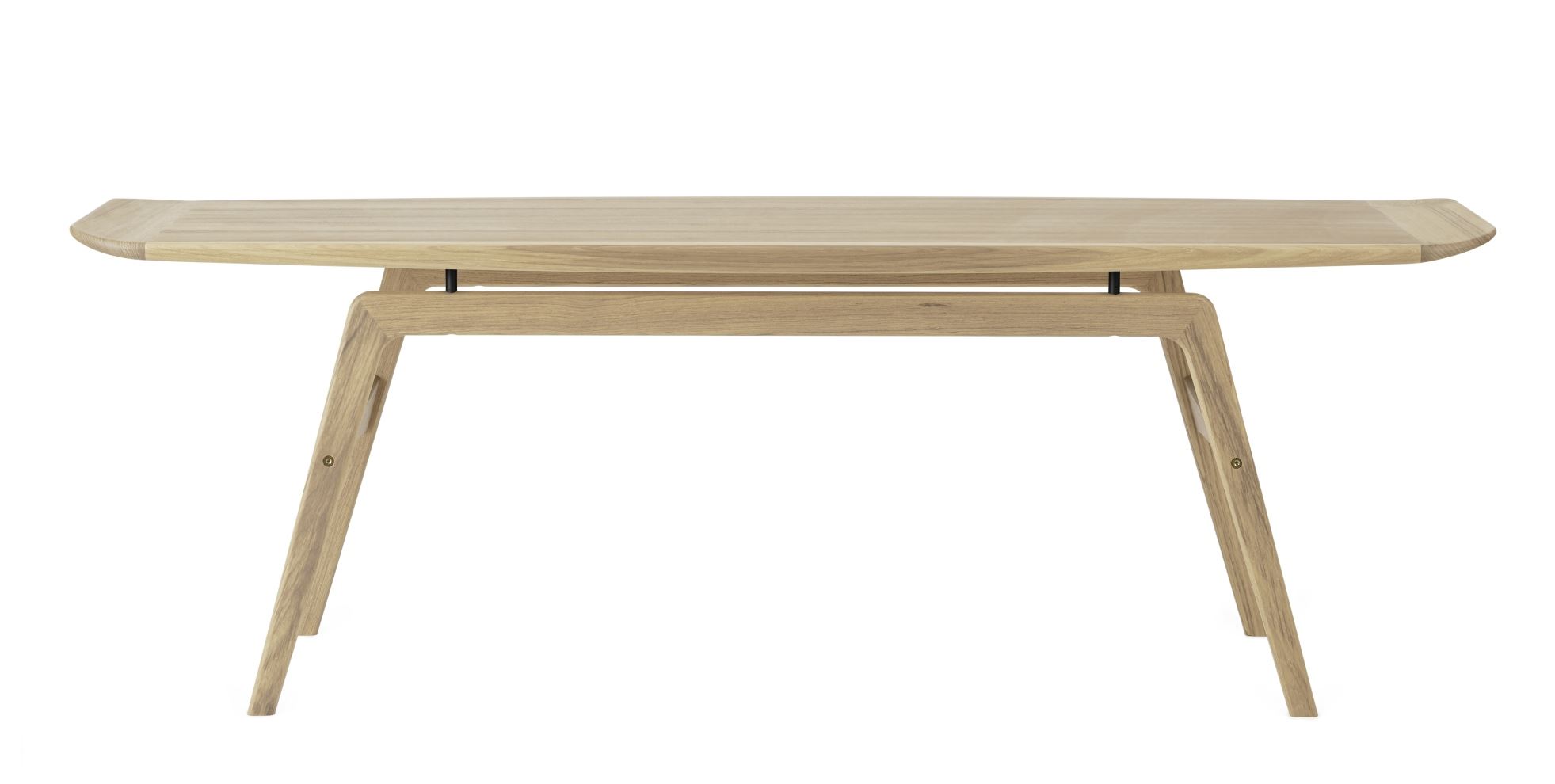 Billede af Warm Nordic Surfboard Coffee Table L: 152 cm - Oiled Solid Oak