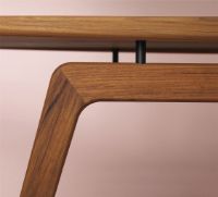 Billede af Warm Nordic Surfboard Coffee Table L: 152 cm - Oiled Solid Teak