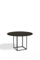 Billede af New Works Florence Dining Table Ø: 120 cm - Smoked Oak/Black