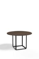 Billede af New Works Florence Dining Table Ø: 120 cm - Walnut / Black