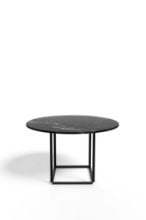 Billede af New Works Florence Dining Table Ø: 120 cm - Black Marquina Marble / Black