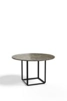 Billede af New Works Florence Dining Table Ø: 120 cm - Gris du Marais Marble / Black