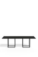 Billede af New Works Florence Dining Table Rectangular 110x240 cm - Black Stained Ash / Black