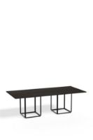 Billede af New Works Florence Dining Table Rectangular 110x240 cm - Smoked Oak / Black