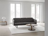 Billede af Fredericia Furniture 1295 Pon Sofabord Ø: 90 cm - Olieret Røget Eg