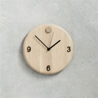 Billede af Andersen Furniture Wood Time Vægur Ø: 22 cm - Eg