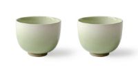 Billede af Mazo KYO Cups 2 pcs H: 8 cm - Light Green Gradient OUTLET