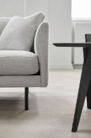 Billede af Fredericia Furniture 5652 Calmo 2 Pers. Sofa 95 L: 200 cm - Sunniva 717/Sortlakeret Stel