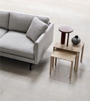 Billede af Fredericia Furniture 5652 Calmo 2 Pers. Sofa 95 L: 200 cm - Sunniva 717/Sortlakeret Stel