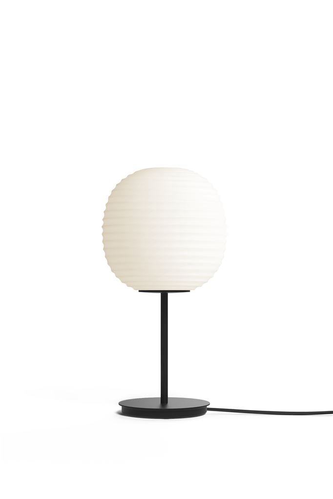 Billede af New Works Lantern Table Lamp Ø: 20 cm - Frosted White Opal Glass 