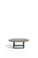 Billede af New Works Florence Coffee Table Ø:90 cm - Gris du Marais / Iron Black 