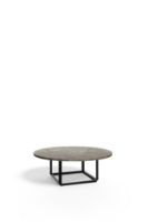 Billede af New Works Florence Coffee Table Ø:90 cm - Gris du Marais / Iron Black 