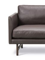 Billede af Fredericia Furniture 5623 Calmo 3 Pers. Sofa L: 250 cm - Max 96 Brun Læder/Røget Eg