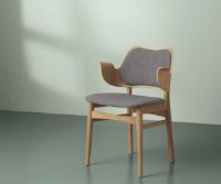 Billede af Warm Nordic Gesture Chair SH: 46 cm - Oak/Grey Melange