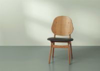 Billede af Warm Nordic Noble Chair SH: 45 cm - Teak/Black 