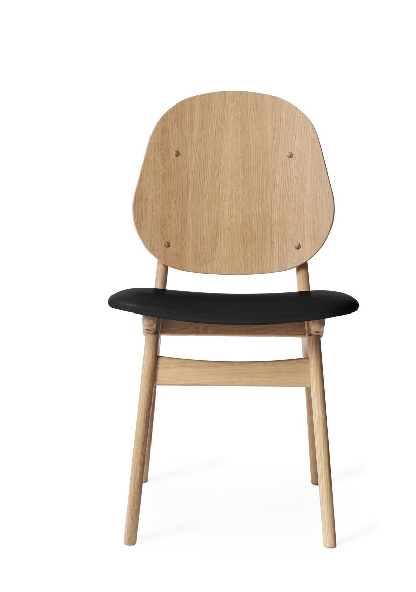 Billede af Warm Nordic Noble Chair SH: 45 cm - Oak/Black 