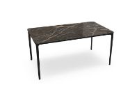 Billede af SOVET Slim Rectangular 160x90 cm - Black/Ceramics Ombra di Caravaggio