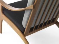 Billede af Warm Nordic Lean Back Lounge Chair SH: 41 cm - Oak/Sage/Mocca