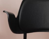 Billede af Warm Nordic Gesture Chair SH: 46 cm - Black/Red