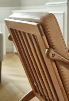 Billede af Warm Nordic Lean Back Lounge Chair SH: 41 cm - Teak/Nature