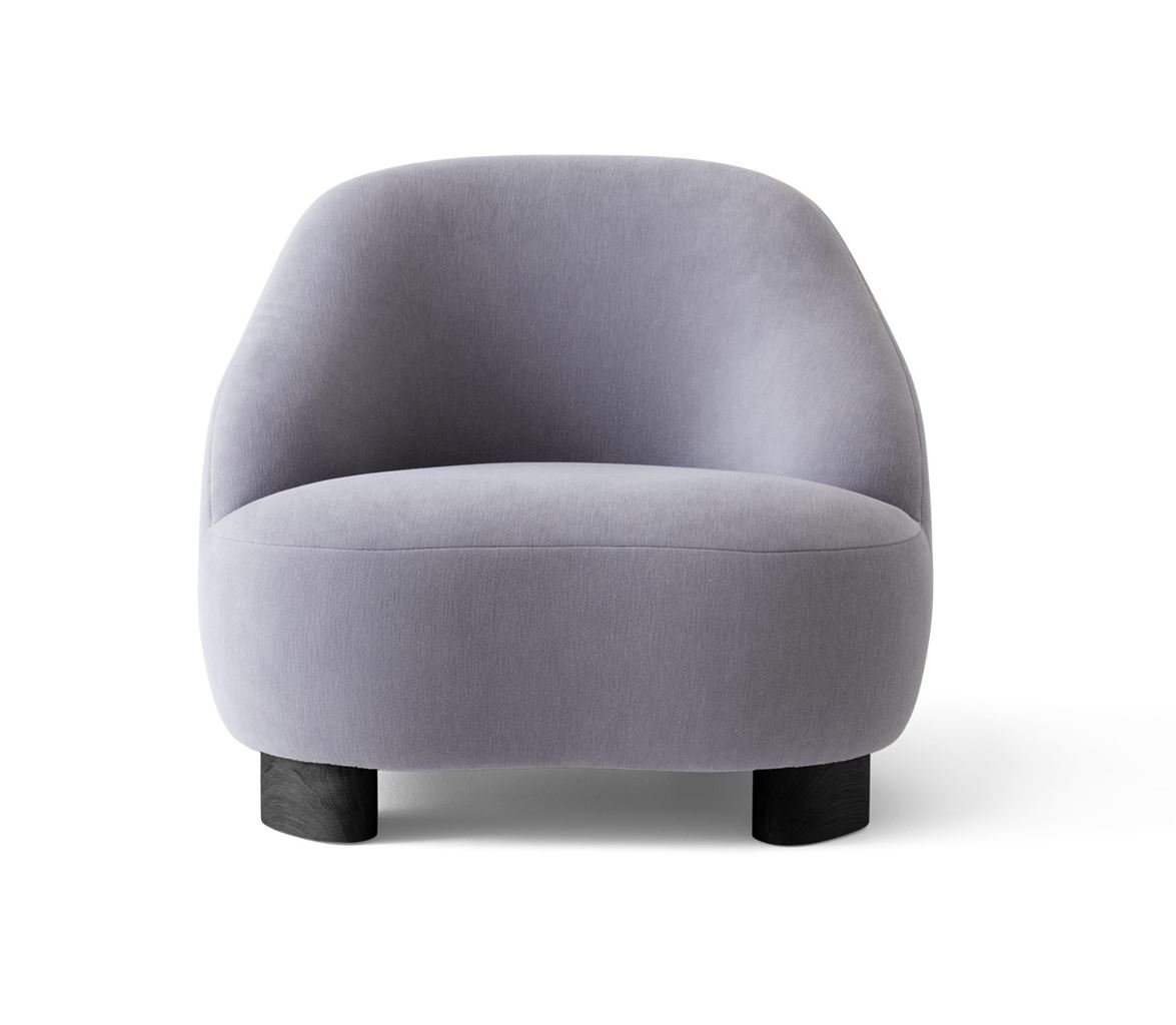 Billede af &Tradition Margas Lounge Chair LC1 SH: 42 cm - Gentle 133/Sort
