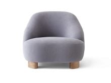 Billede af &Tradition Margas Lounge Chair LC1 SH: 42 cm - Gentle 133/Oiled Oak