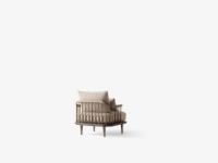 Billede af &Tradition Fly SC1 Lounge Chair SH: 40 cm - Smoked Oiled Oak/Karakorum 003