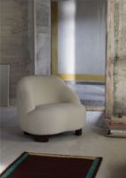 Billede af &Tradition Margas Lounge Chair LC1 SH: 42 cm - Karakorum 001/Walnut