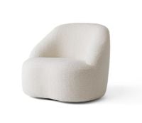 Billede af &Tradition Margas Lounge Chair LC2 SH: 42 cm - Karakorum 001/Black Swivel