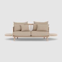 Billede af &Tradition FLY SC3 Sofa w. Side Tables L: 240 cm - White Oiled Oak/Karakorum 003