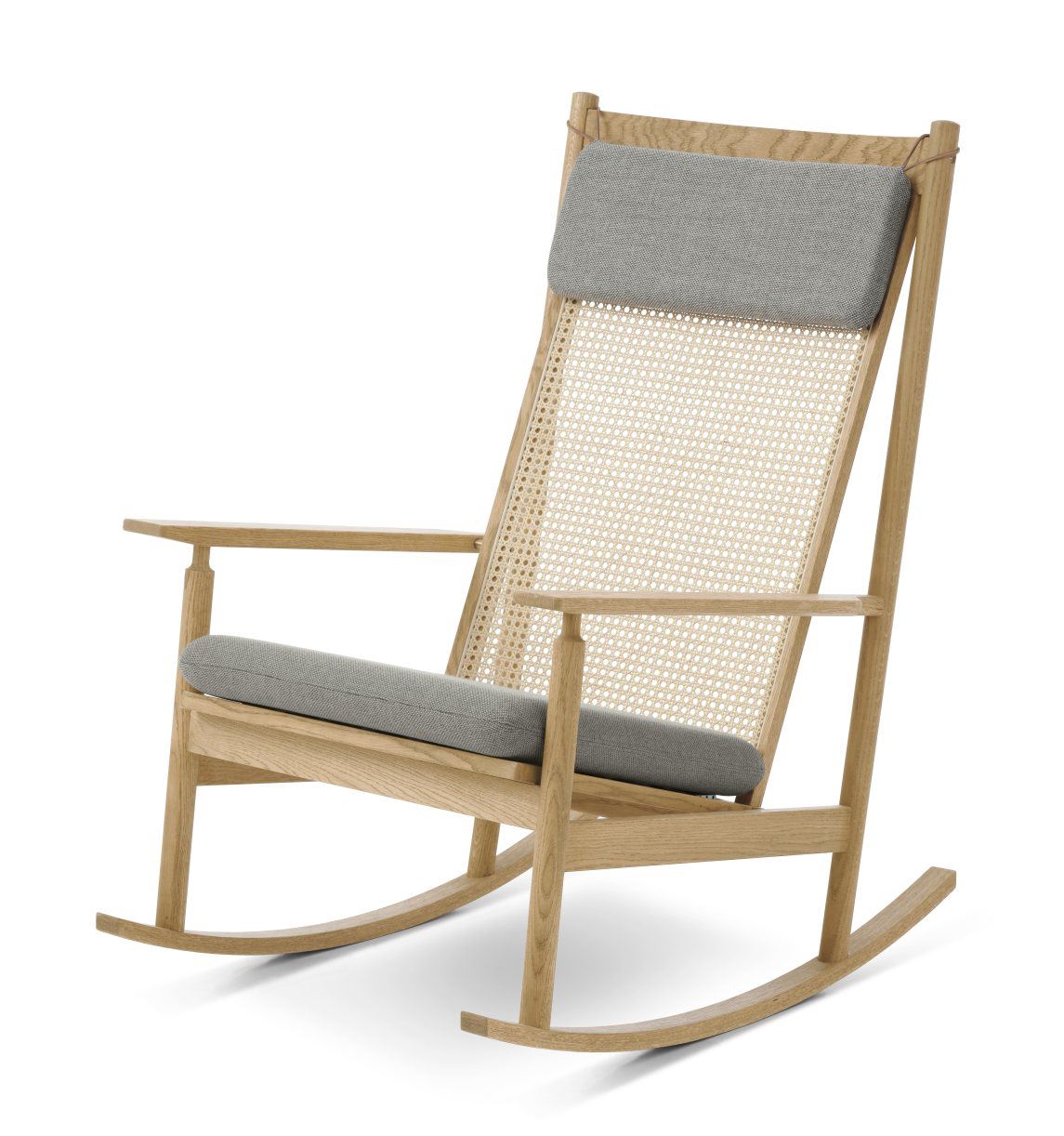 Billede af Warm Nordic Swing Rocking Chair H: 103 cm - Oak/Granite 