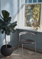 Billede af AYTM Novo Hynde til spisebordsstol 49 x 48,5 - Sort OUTLET