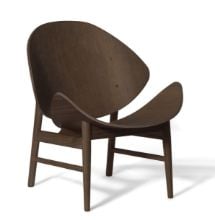 Billede af Warm Nordic The Orange Lounge Chair SH: 38 cm - Smoked Oak