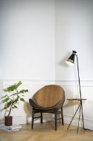 Billede af Warm Nordic The Orange Lounge Chair SH: 38 cm - Smoked Oak